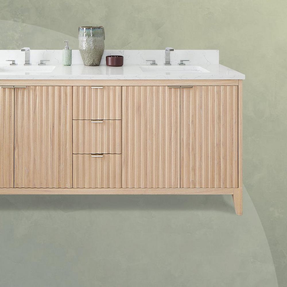 72" Bayliss Vanity in Stoneware White