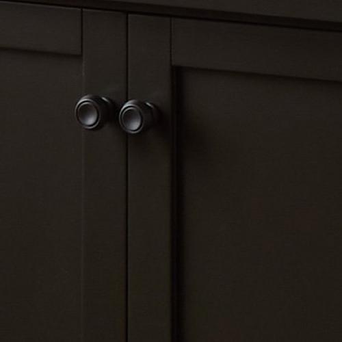 Door Pull Handle Round 'H' Type - 72 Black 