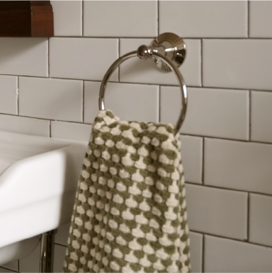 Marceau Towel Ring - Polished Nickel