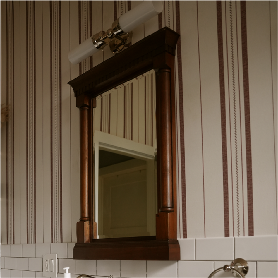 24 inch Claudia Vanity Mirror - Antique Coffee