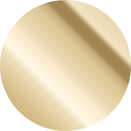 Polished brass finish for toilet paper holder