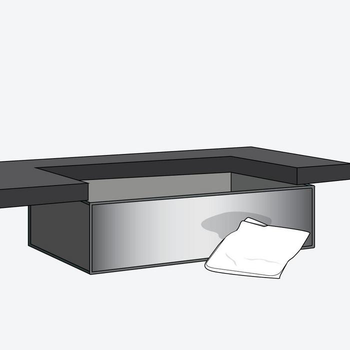 Clean Stainless Steel Method 3: Step 4 - Rub the stain thoroughly with the cloth until the stain is diminished