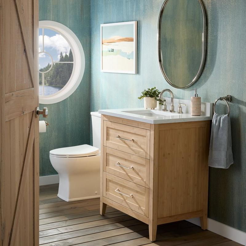 Coastal Japandi Bath