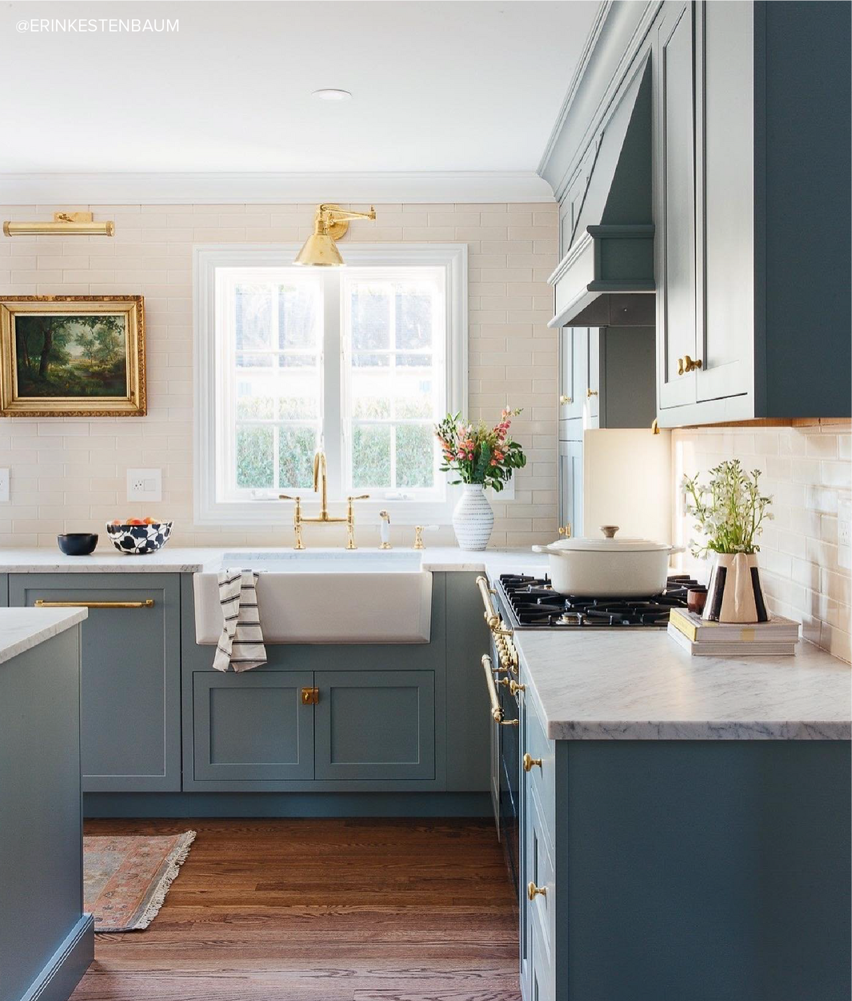 Kitchen coffee bar with the Traditional Pot Filler - Chrome, Grigham Fireclay Farmhouse Sink