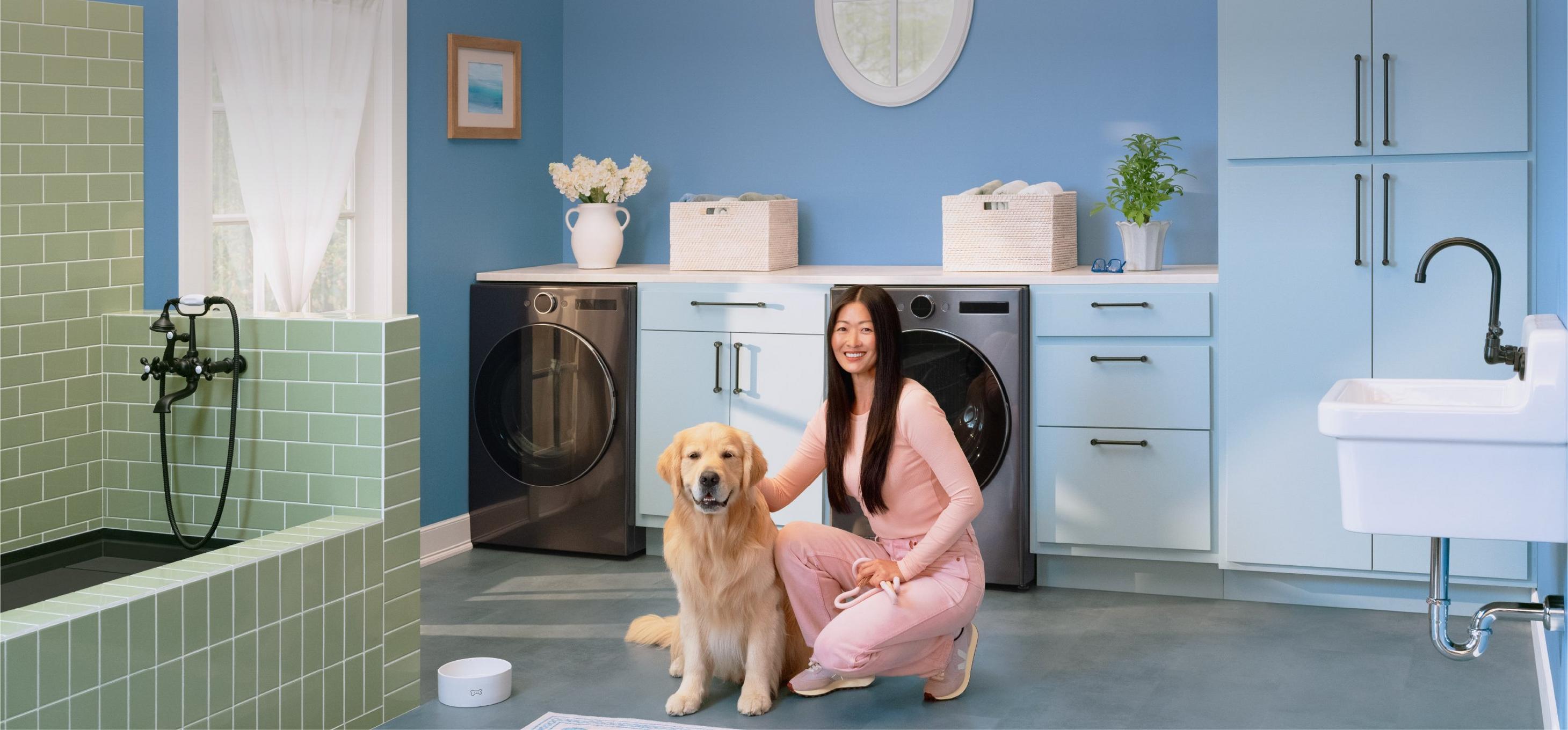 Wall-Mount Telephone Tub Faucet - Matte Black, Jessamy Laundry Sink and Faucet Set, Orwell Cabinet Pull
