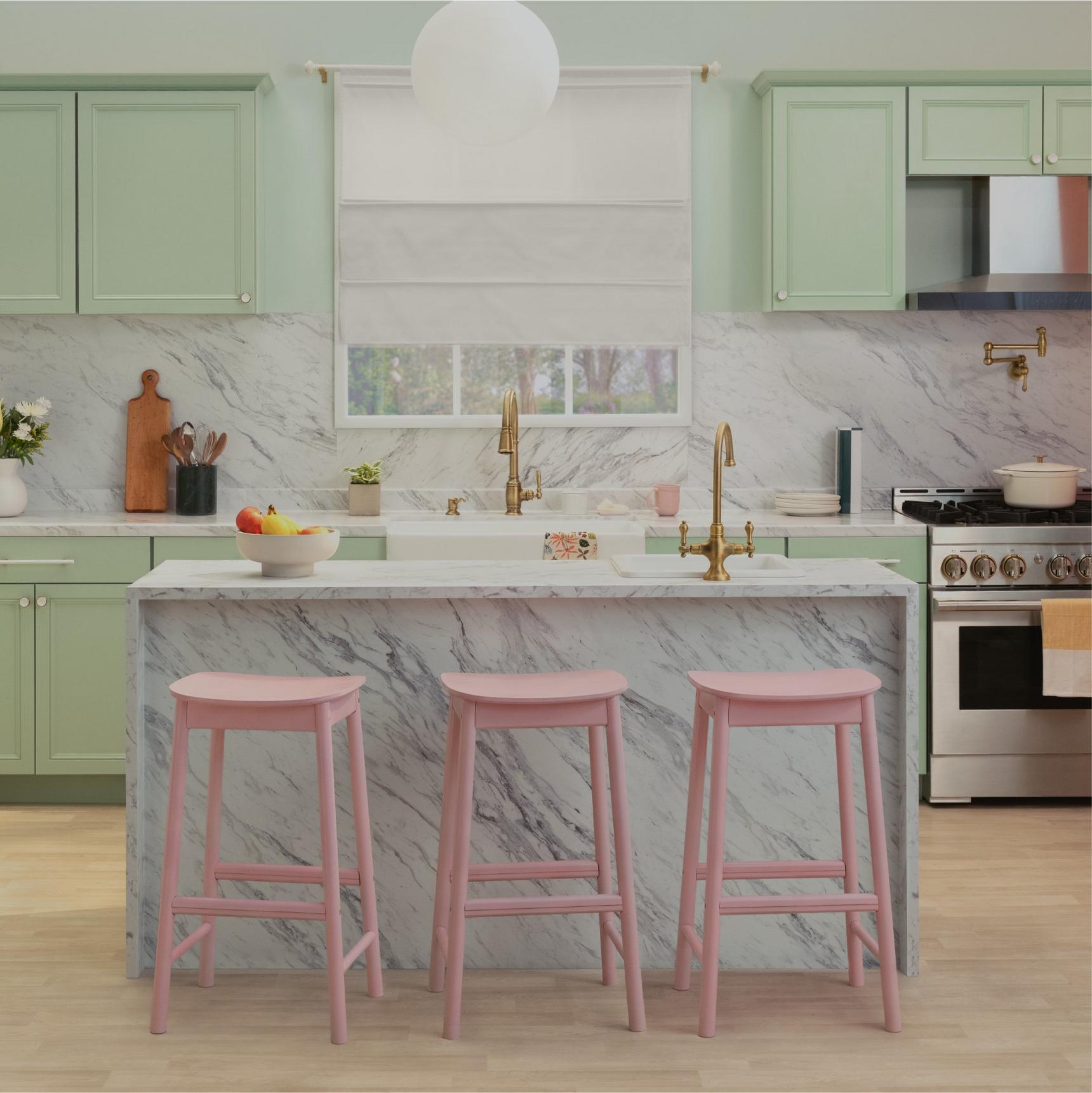 Sheba Acrylic Tub, Lexia Freestanding Tub Faucet - Brushed Gold