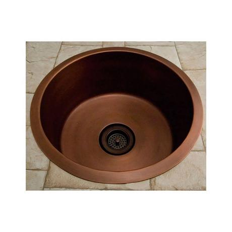18" Portia Copper Drum Sink