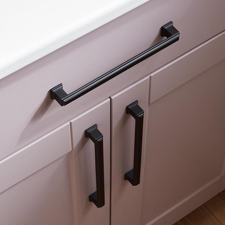 Black Steel Sliding Door Handle Antique Style Kitchen Bathroom Door Handles