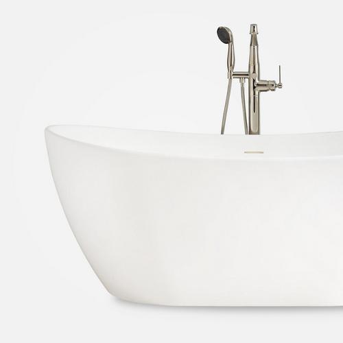 56" Winifred Solid Surface Freestanding Tub