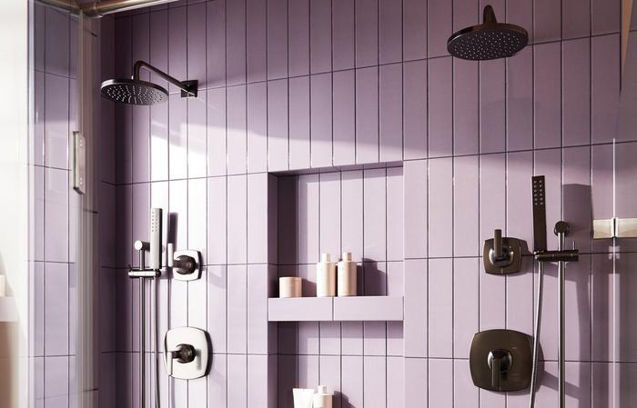 Sefina Pressure Balance Shower Valve and Hand Shower in Gunmetal