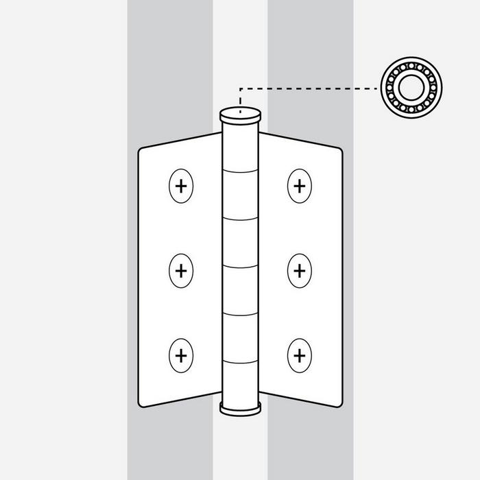 Standard Door Hinge Replace Guide - Door Hinge Sizes 