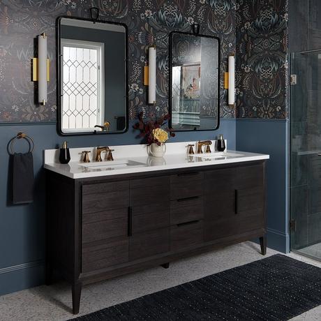 Shop the Room: New Traditional Blue Bathroom