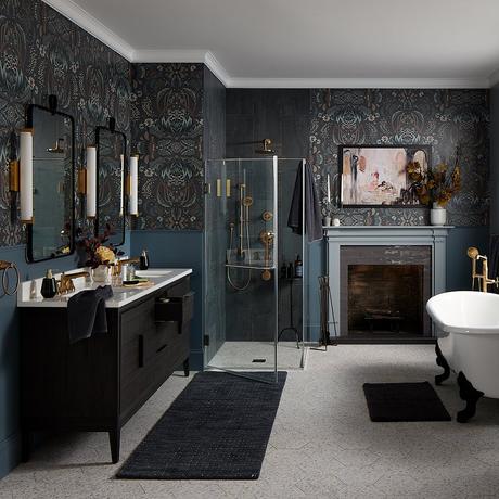 Shop the Room: New Traditional Blue Bathroom