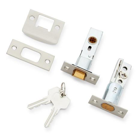 Traeger Solid Brass Entrance Door Set - Lever Handle - Right Hand