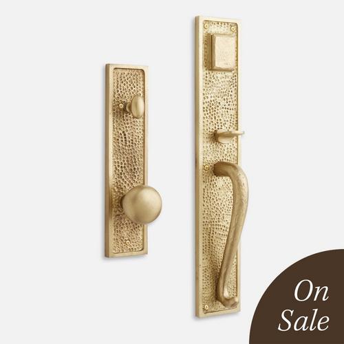 Traeger Solid Brass Entrance Door Set with Knob - 15% off