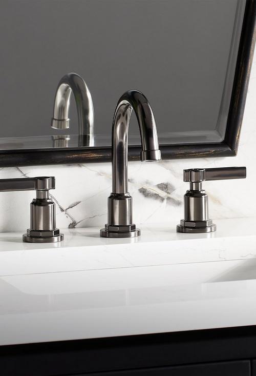 Greyfield Widespread Bathroom Faucet in Gunmetal