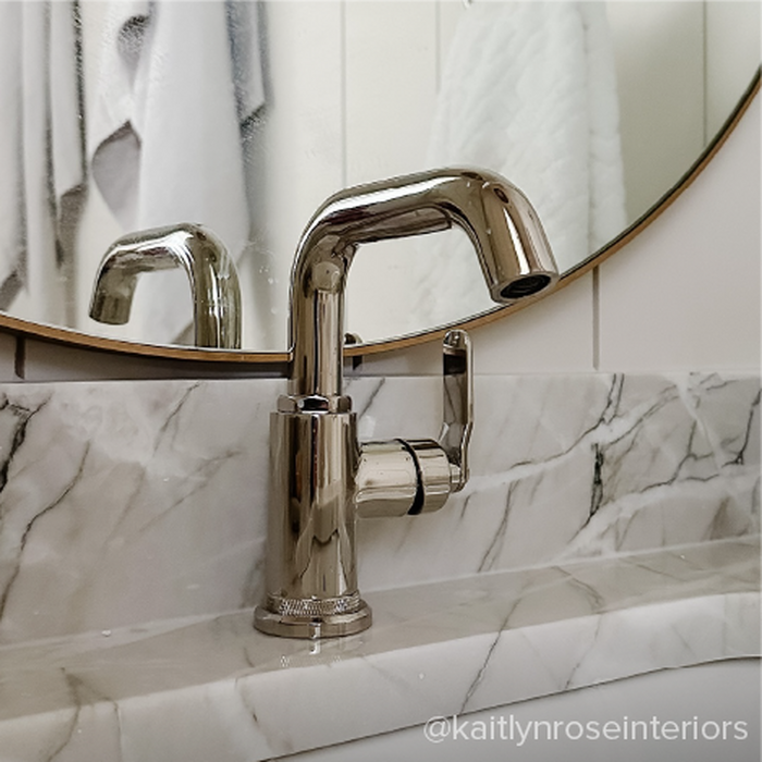 Gunther Single-Hole Bathroom Faucet - Polished Nickel
