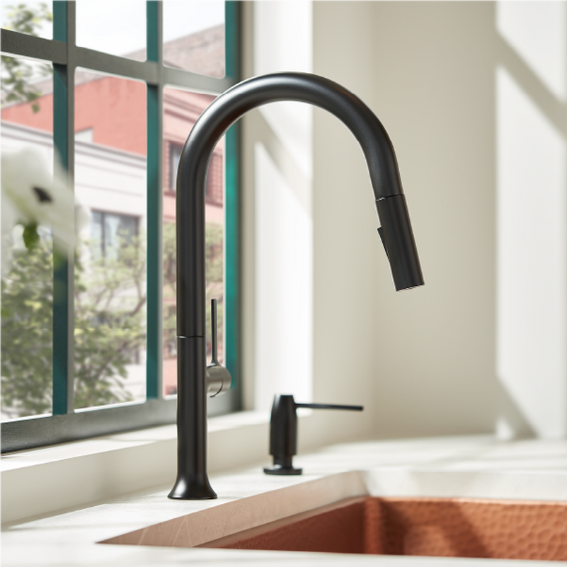 Bok Kitchen Faucet in Matte Black