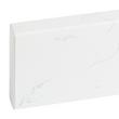 49" 2cm Quartz Vanity Backsplash - Feathered White, , large image number 0