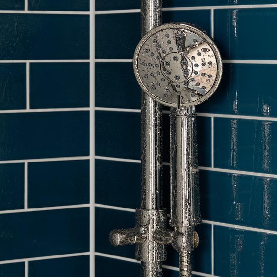 FundamentALL Transitional Round Multifunction 1.8 GPM Hand Shower - Chrome