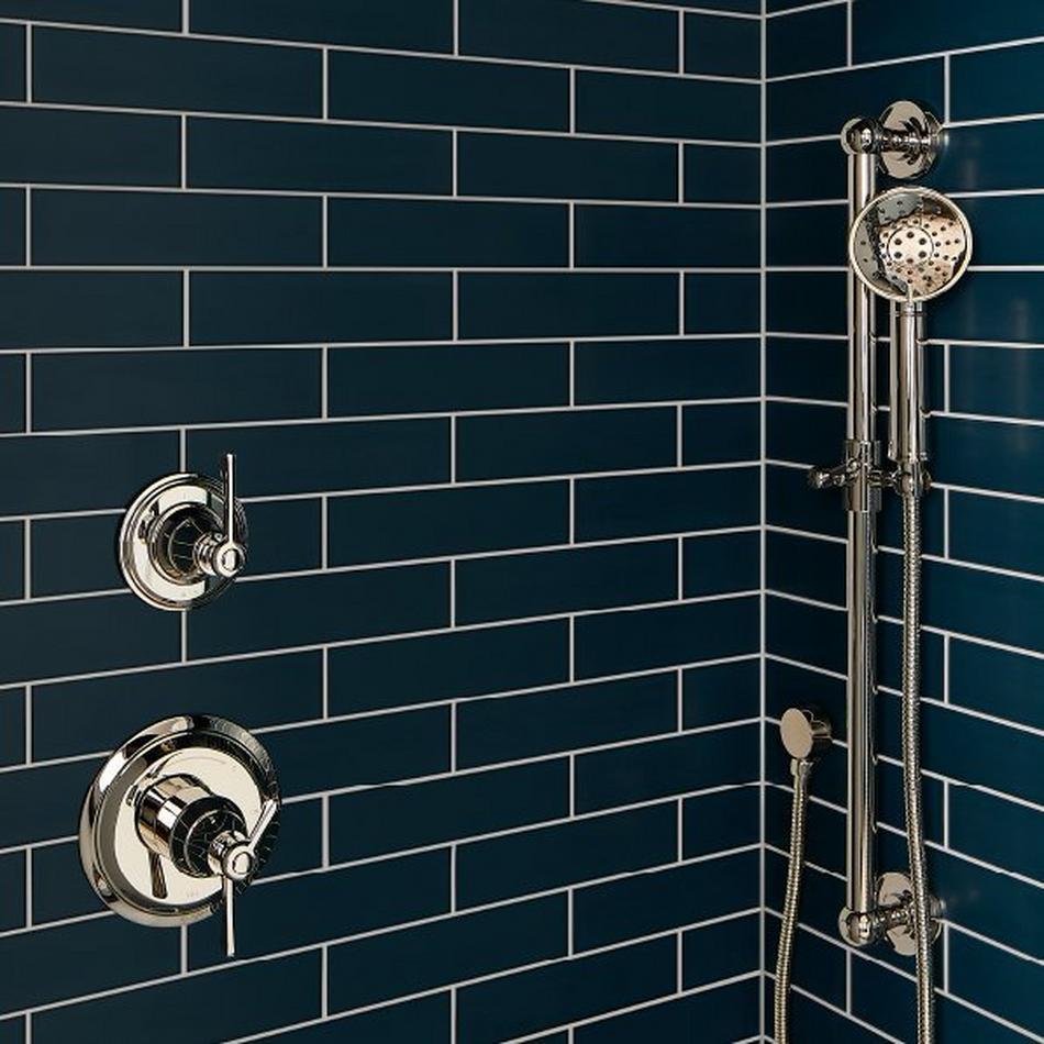 Marceau Pressure Balance Shower System With Hand Shower - Lever Handles - Chrome