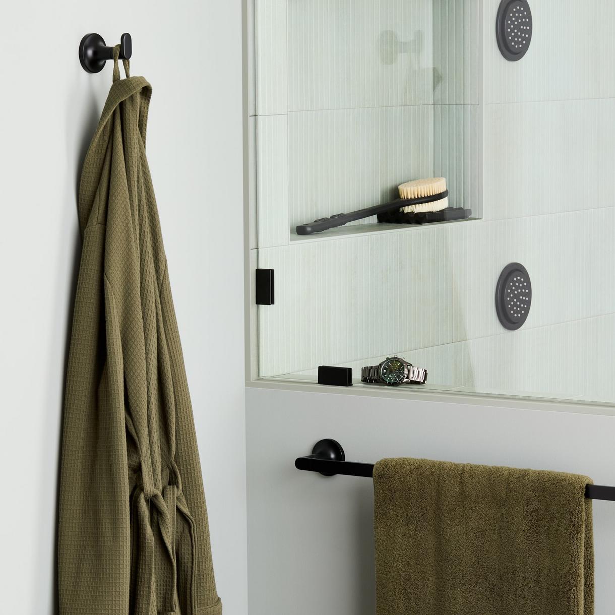 Lentz Bath Accessory Set - Matte Black