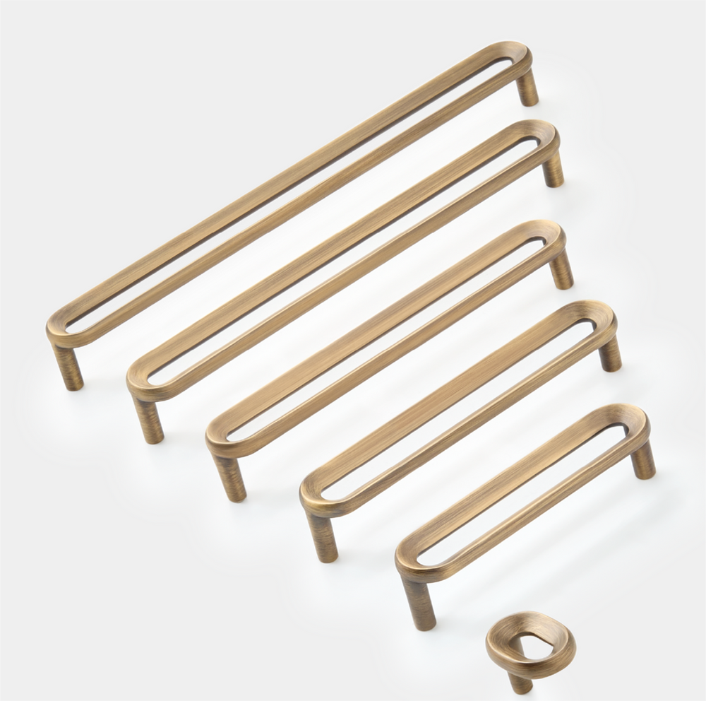 Koy Solid Brass Cabinet Pull - Satin Brass