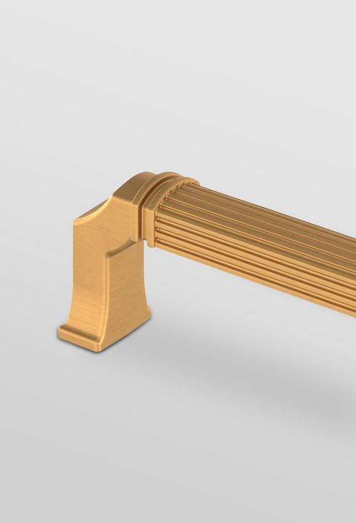 Inigo Cabinet Pull in Brushed Gold