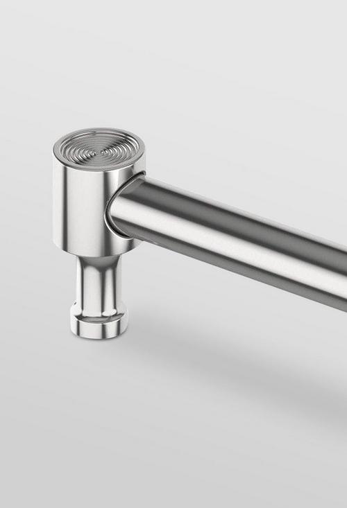 Orwell Radial Textured Cabinet Pull in Chrome