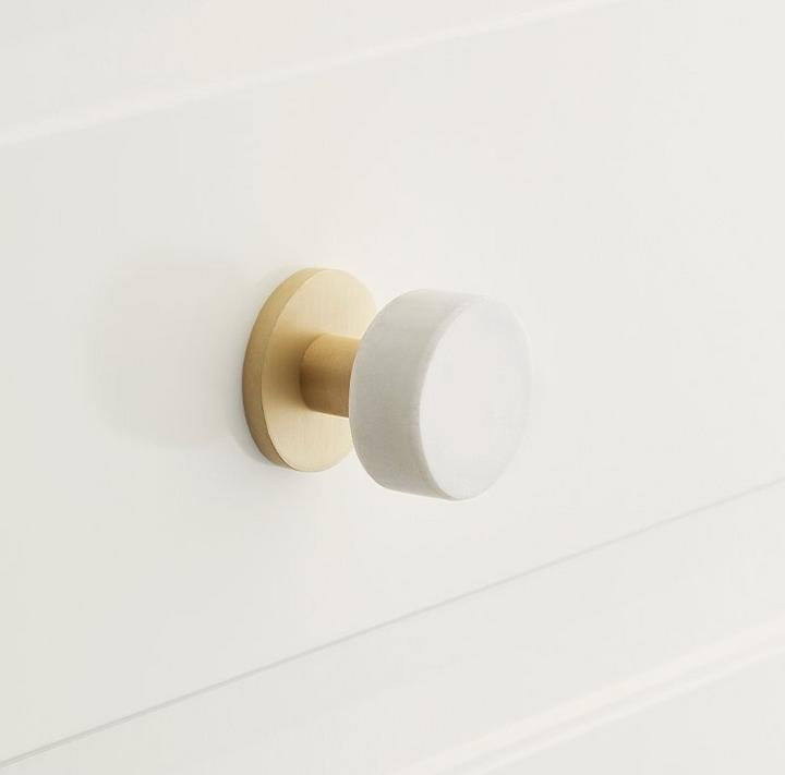 collage of cabinet knobs