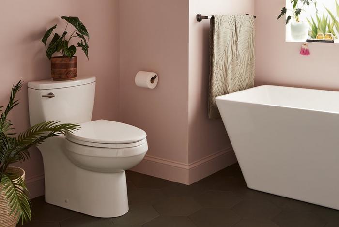 How to install a toilet - Brinstead One-Piece Elongated Skirted Toilet