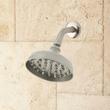 Wall-Mount Inglis Nozzle Rainfall Shower Set with Modern Lever Handle, , large image number 3
