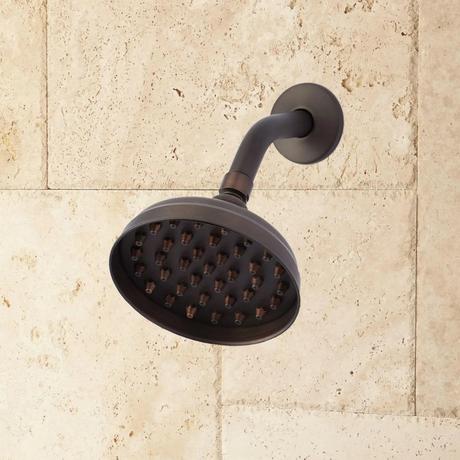 Wall-Mount Inglis Nozzle Rainfall Shower Set with Modern Lever Handle