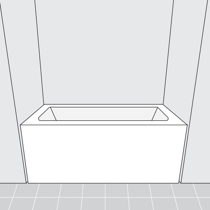 Step 7 - install the flashing, drywall or cement board to prepare for the installation of tile or tub surround