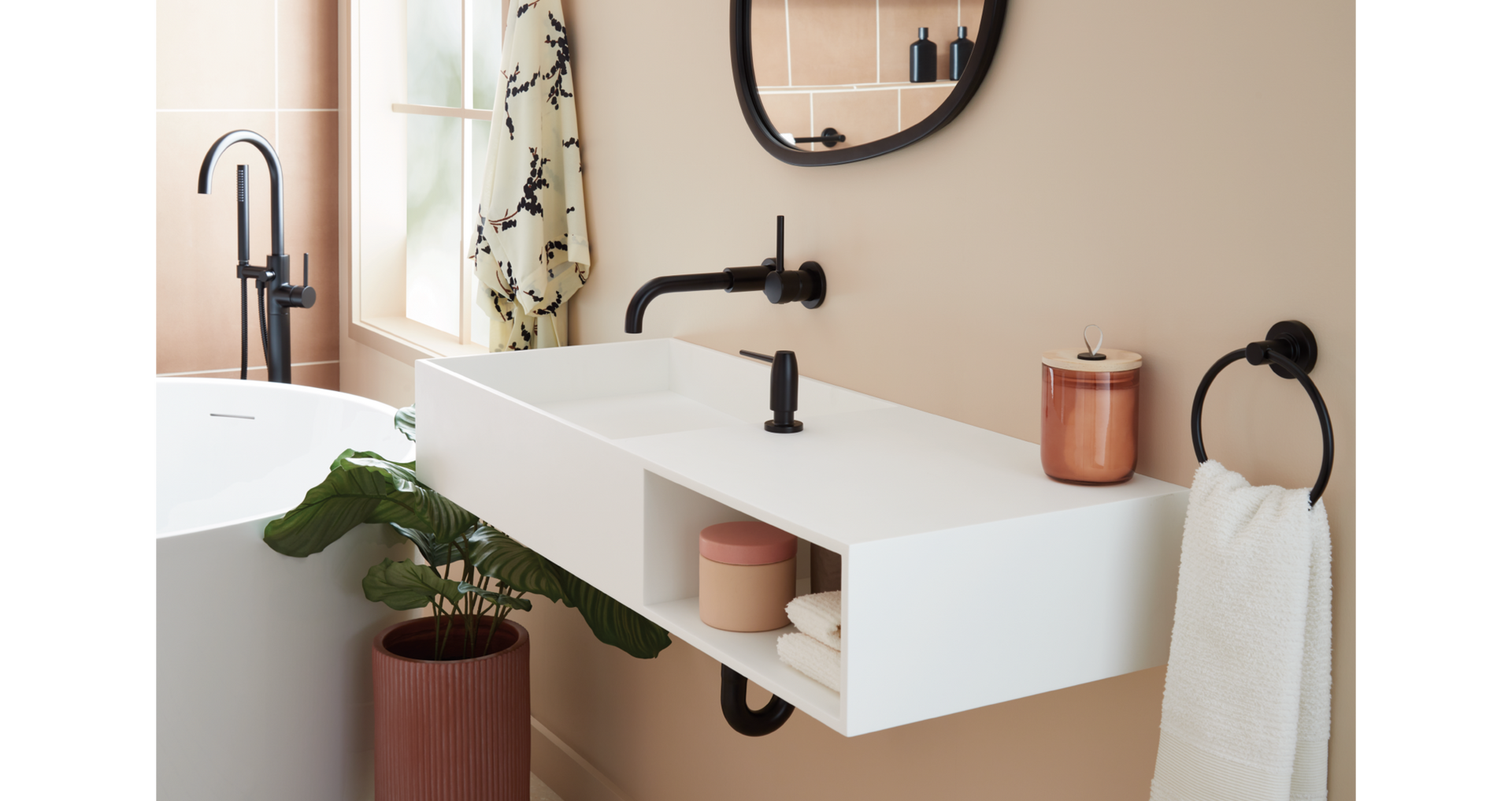 How To Install A Bathroom Sink Floating Shelf