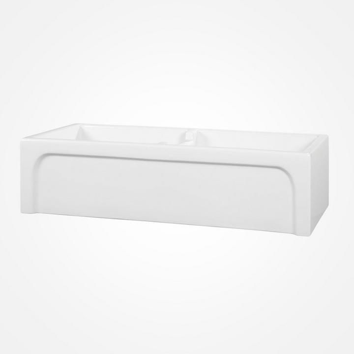 39" Risinger Double-Bowl Fireclay Farmhouse Sink