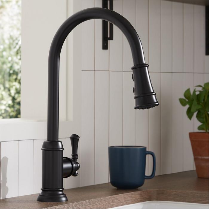 Finnian Pull-Down Kitchen Faucet - Gunmetal