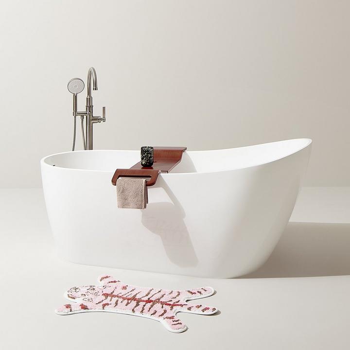 59" Sheba Acrylic Slipper Air Tub with Foam