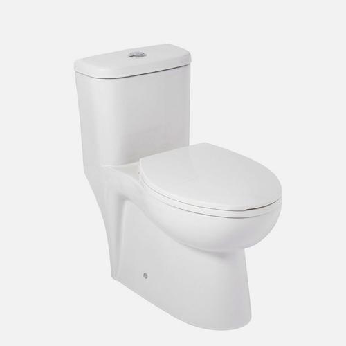Alledonia One-Piece Elongated Skirted Toilet - White