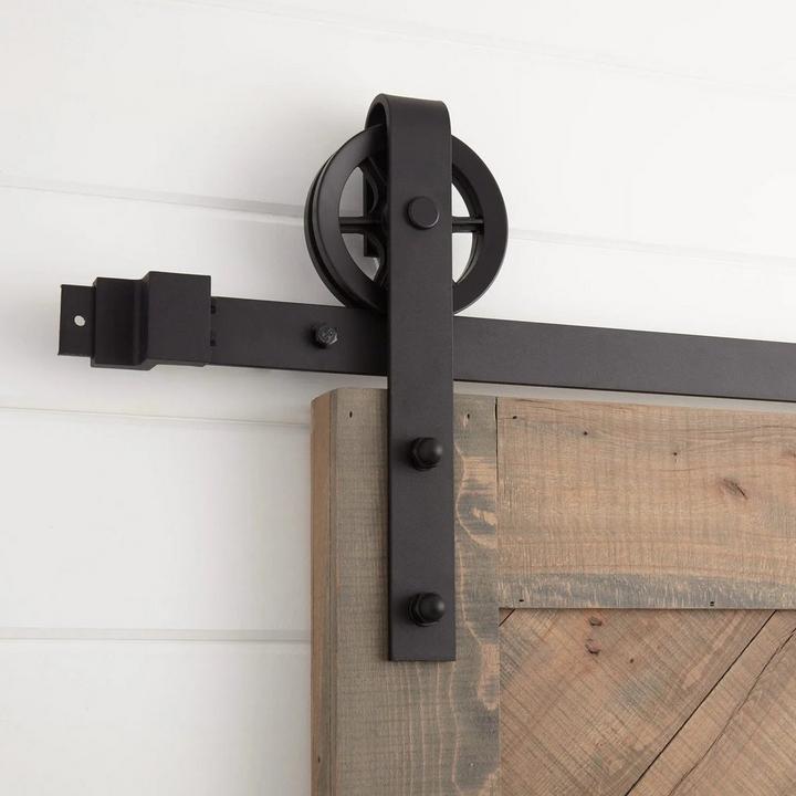 black barn door hardware