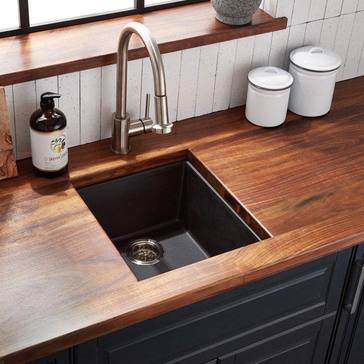 double granite composite kitchen sink