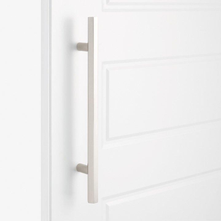 nickel traditional door hardware set