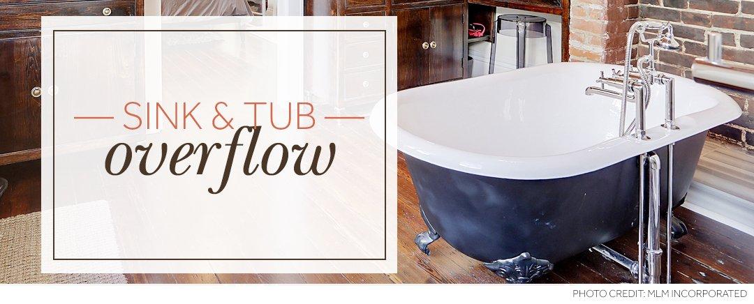 The Purpose of a Sink and Tub Overflow
