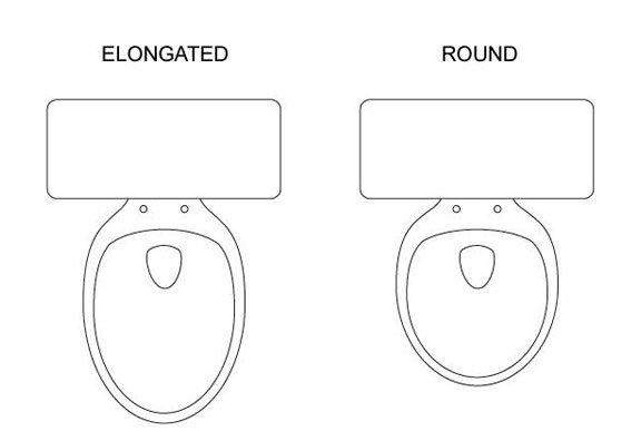 Round and Elongated Toilet Bowls