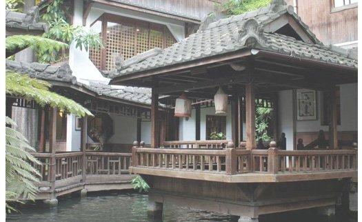 Traditional Japanese architecture.
