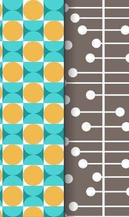 Mid-Century Modern Bold Patterned Paper