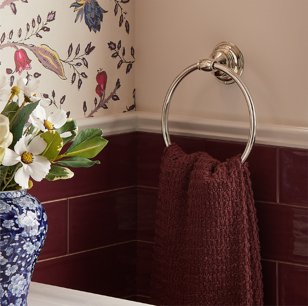 Beasley Bath Accessory Set - Polished Nickel