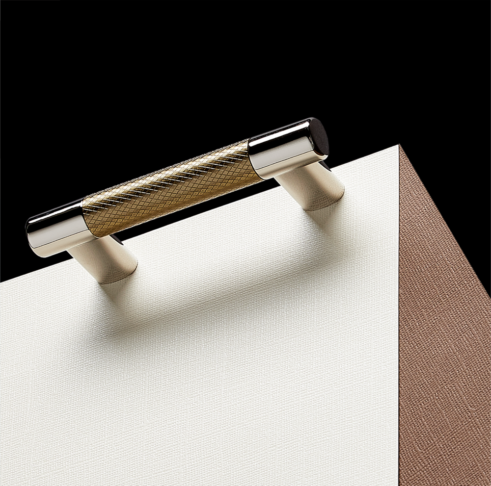 Jerico Cabinet Pull - Satin Nickel/Oil Rubbed Bronze