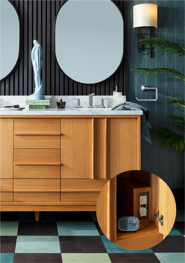 60 inch Sybill Vanity with Outlet