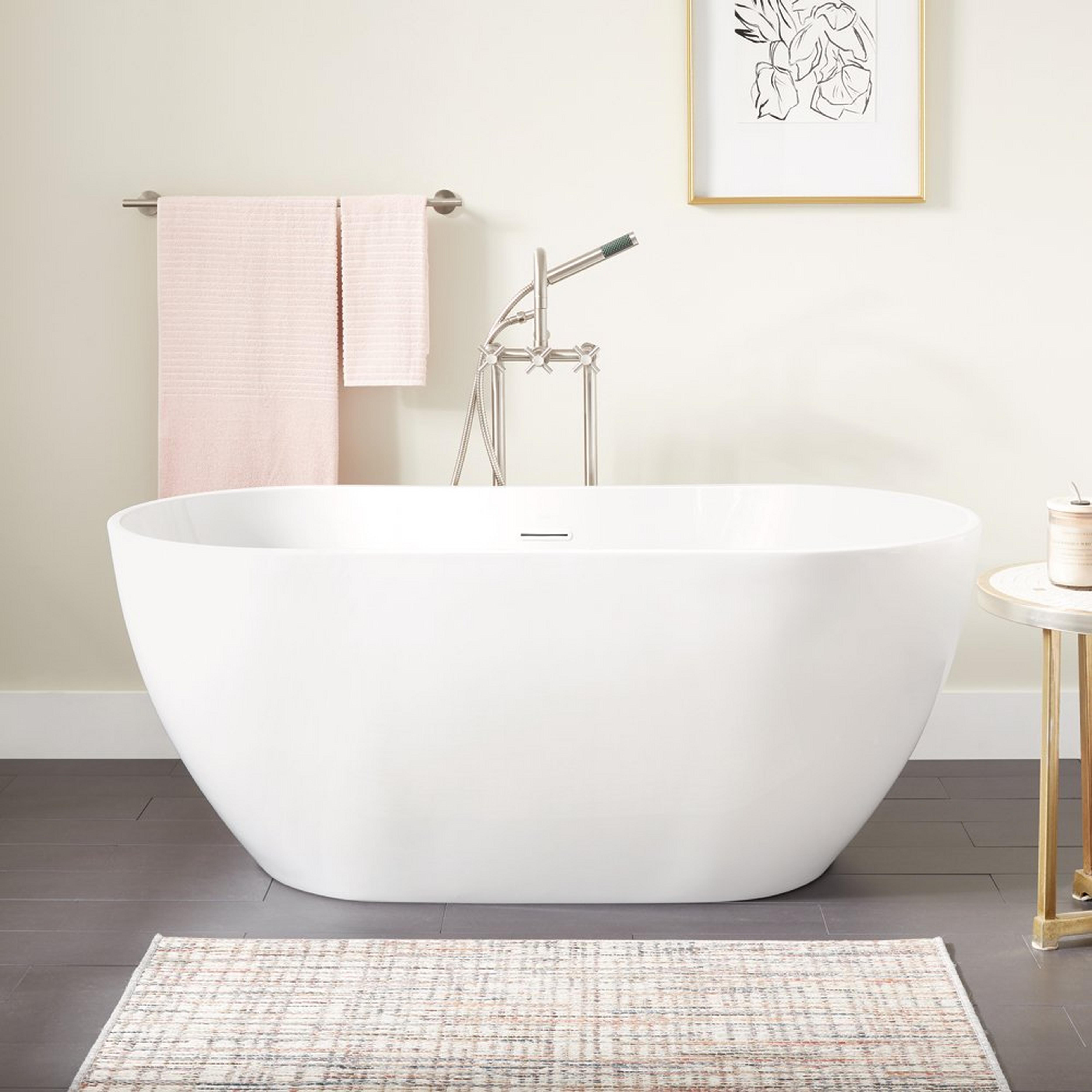 oval freestanding tub